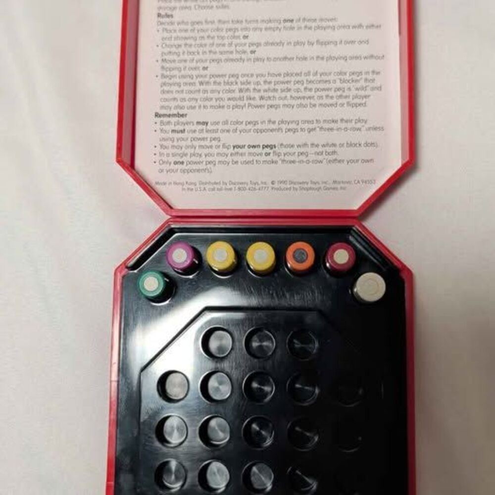 Vintage Calypso Strategy Game 1987 Travel Edition Philip Shoptaugh Red Case Comp